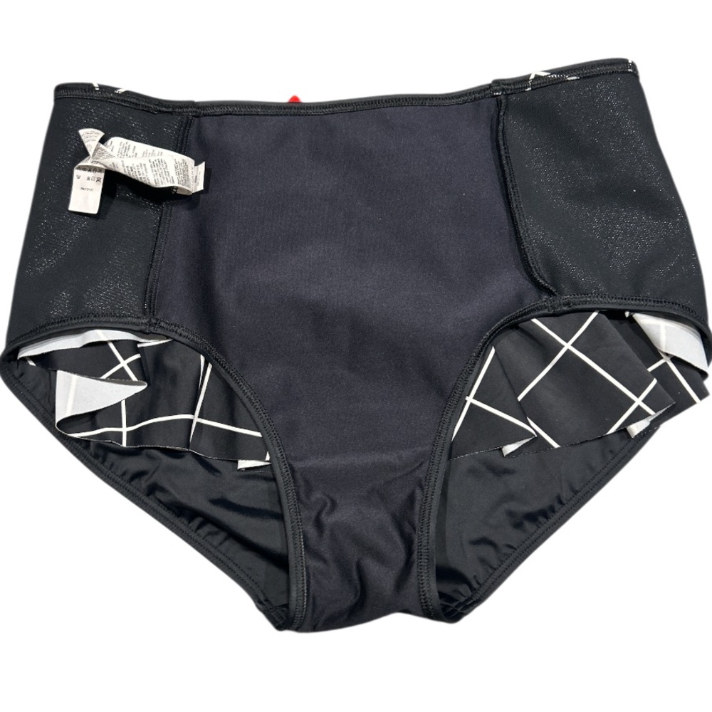 🔥SPANX! “FLIRTY” SKIRTED SWIM BOTTOM! TUMMY CONTROL! GEOMETRIC DESIGN! SLIMMING! - Picture 10 of 16